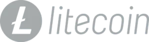 Litecoin logo grå